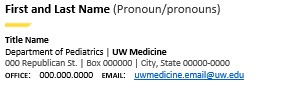 Email Signature Sample 2