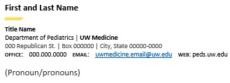 Email Signature Sample 3